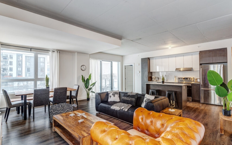 Furnished 2 Bedroom Apartment in Laval | Equinoxe Building