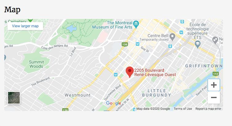 Corporate Stays Alexander Building Map