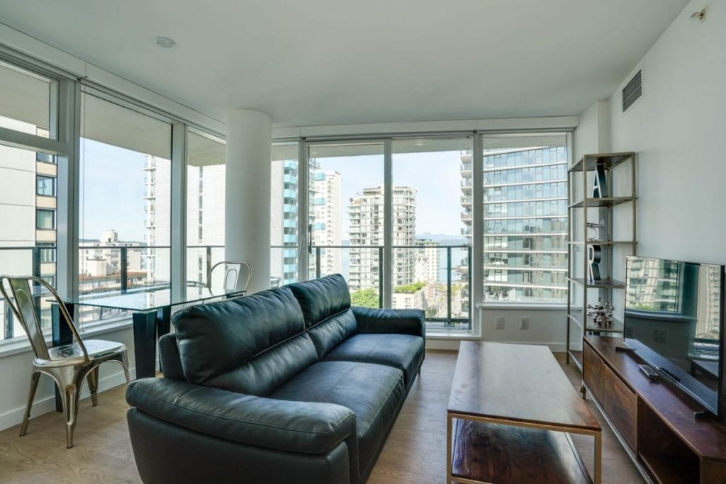 The Zephyr 2 bedroom living room